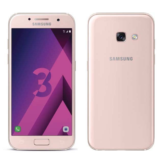 Samsung - Galaxy A3 2017 - Rose - Smartphone Android Hd