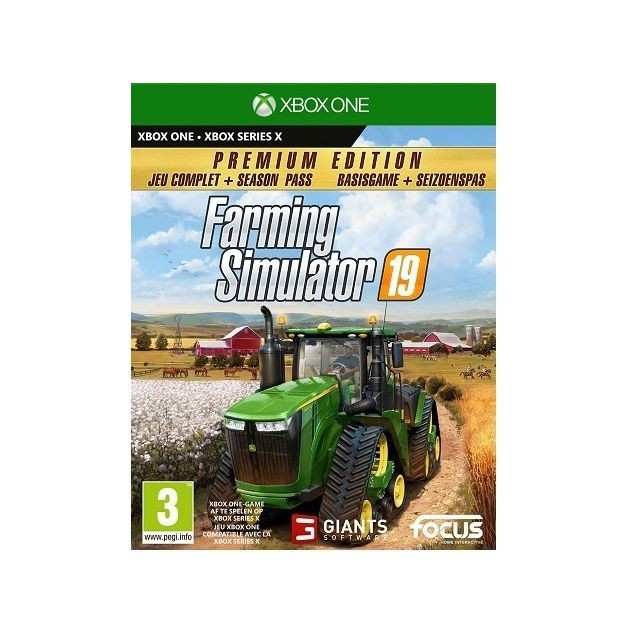 Focus - Farming Simulator 19 Édition Premium Jeu Xbox One - Farming simulator