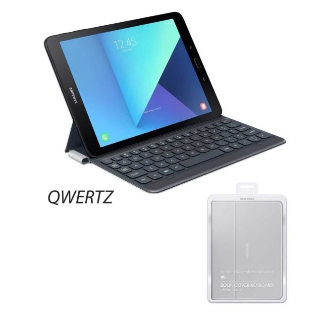 Samsung - Samsung Book Cover Keyboard Galaxy Tab S3 QWERTZ ALLEMAND -Argent Samsung  - Autres accessoires smartphone