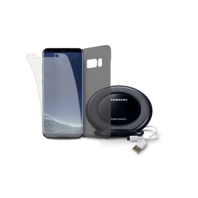 Samsung - Premium Kit  Galaxy S8 Plus - Noir Samsung  - Accessoires Samsung Galaxy S Accessoires et consommables