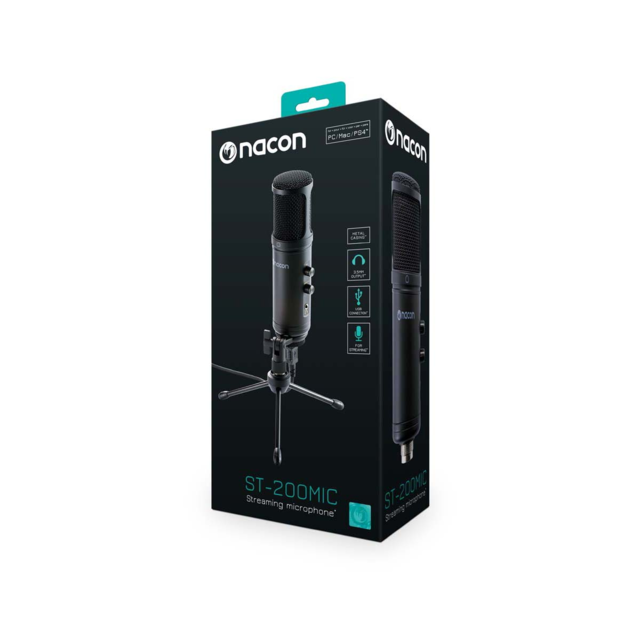 Nacon - Nacon - Microphone USB pour streaming professionnel et autres applications - PS2