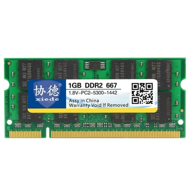RAM PC Wewoo Mémoire vive RAM DDR2 667 MHz 1 Go Module de à compatibilité totale pour ordinateur portable