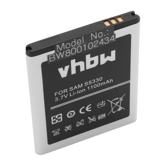 Vhbw - Batterie LI-ION pour SAMSUNG S5330 S 5330 Wave 533 Vhbw  - Samsung wave 5330