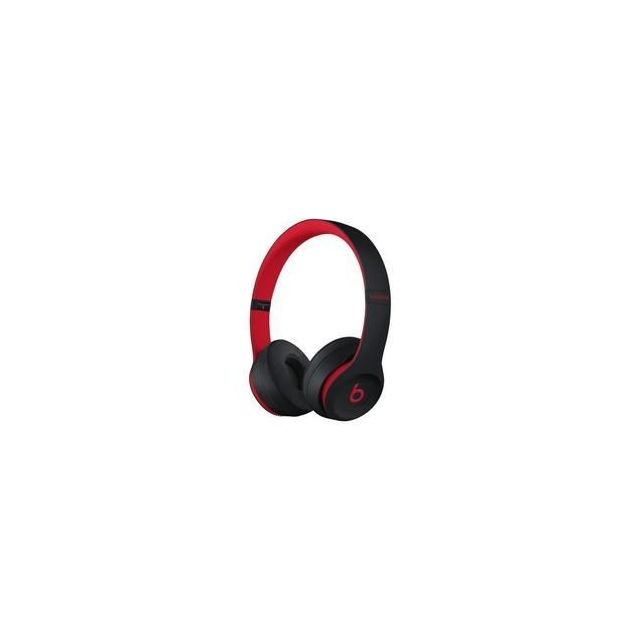 Apple - APPLE Beats Solo3 The Beats Decade Collection casque avec micro sur-oreille Bluetooth sans fil isolation acoustique rouge, defiant - Casque audio Reconditionné