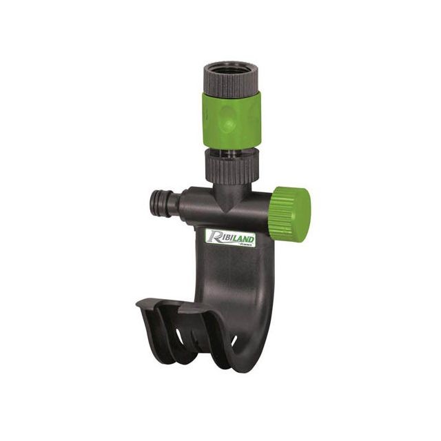 Ribimex - Ribiland Support robinet pour tuyau d arrosage avec raccord PRA-DV-9113 - Arrosage