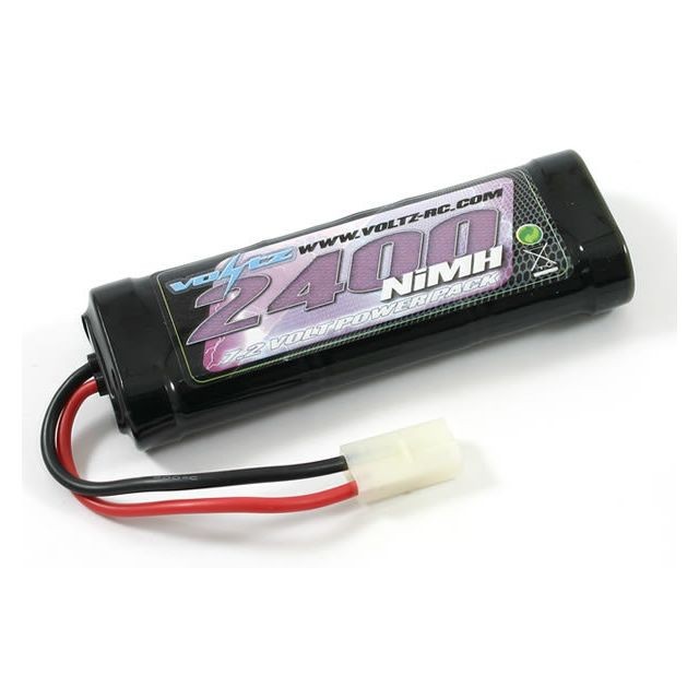 Batteries et chargeurs Voltz Voltz 2400Mah Stick Pack 7.2V Prise Tamiya