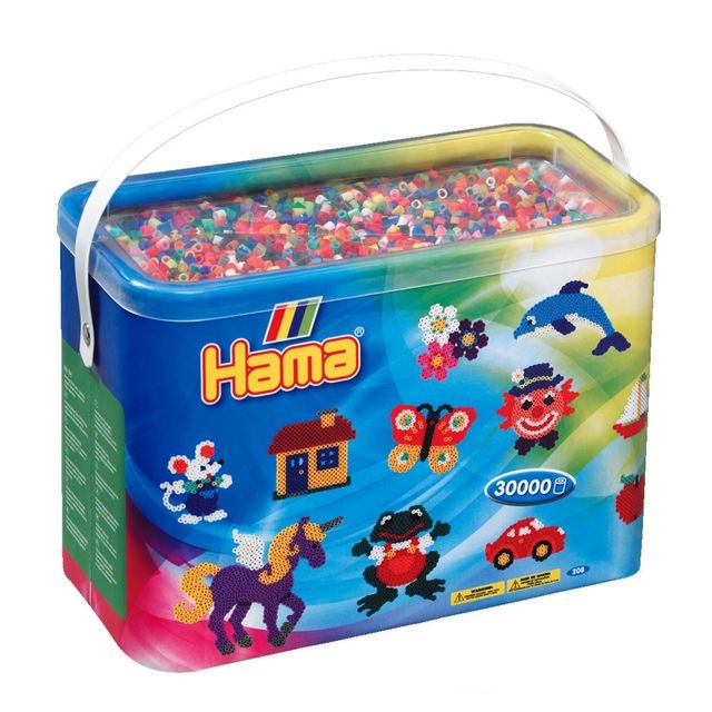 Hama - Baril de 30000 perles Hama Midi : 48 couleurs Hama  - ASD