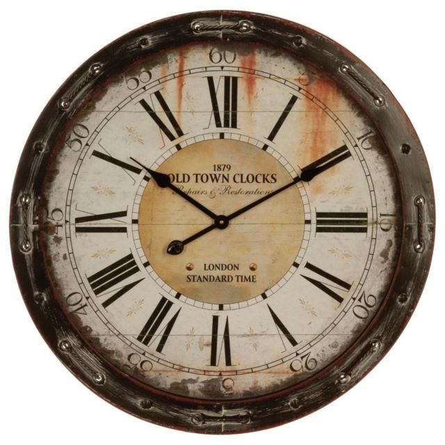Horloges, pendules Atmosphera, Createur D'Interieur Pendule métal corde D68 - Atmosphera