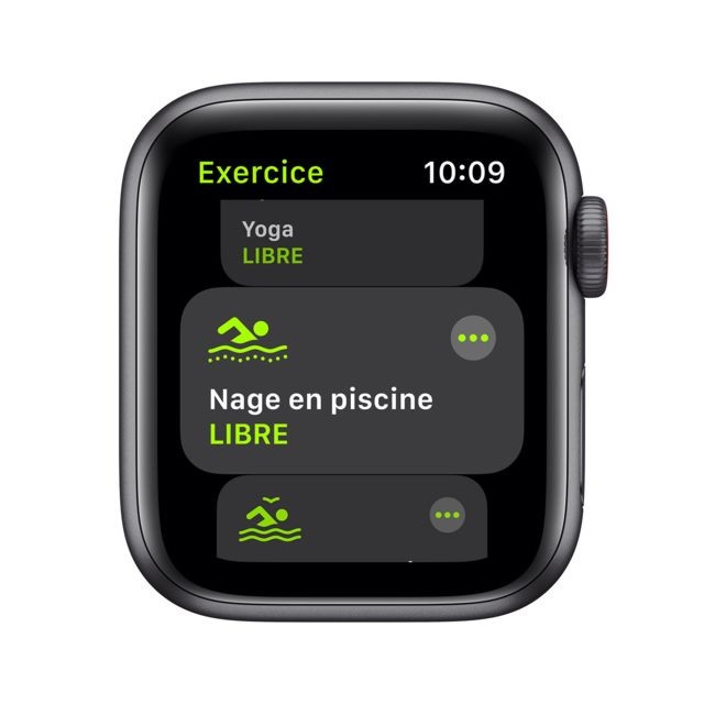 Apple Watch SE - GPS+Cellular - 40 - Alu Gris Sidéral / Bracelet Sport Noir- Regular