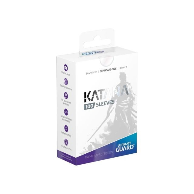 Ultimate Guard - Ultimate Guard - Pack 100 pochettes Katana Sleeves taille standard Transparent Ultimate Guard  - Ultimate Guard