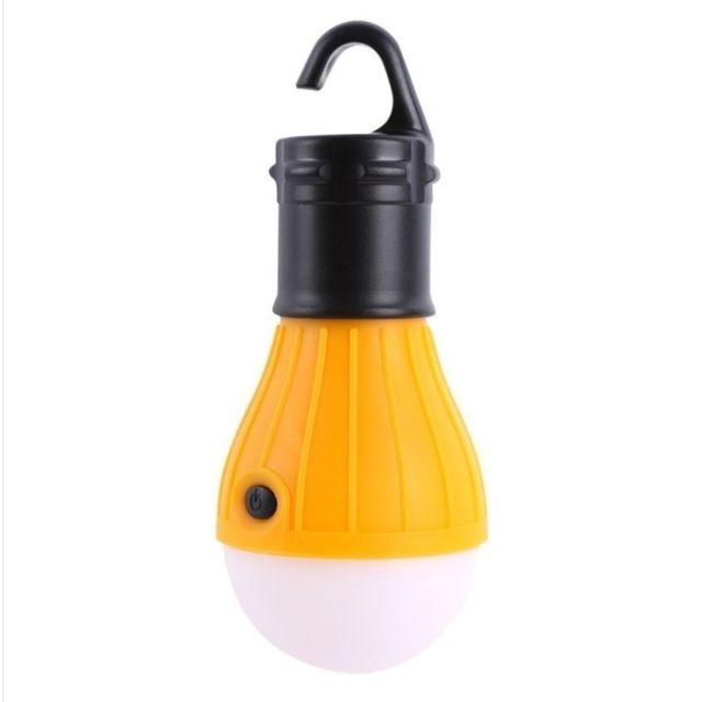 Wewoo - 3 LEDs Mini Portable Lantern Tent Light LED Urgence Torche Camping Crochet Suspendu Lampe de pochePaquet Carte Orange Wewoo  - Led lampe