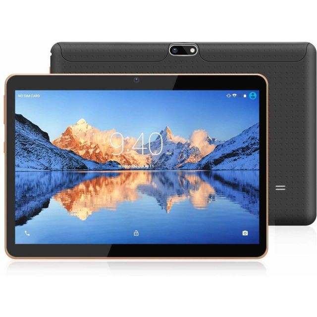Android -10.1 Pouces Tablette Tactile, 16Go ROM Quad Core Tablet PC, 1024*600 HD, Double Caméras, WiFi, Bluetooth, pour Enfants & Adultes Venez avec la carte 8G TF gratuitement Android  - Tablette Android 10