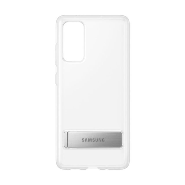 Samsung Galaxy S20 FE 4G 128Go Bleu + Coque Clear Standing Cover + protection écran Force Glass