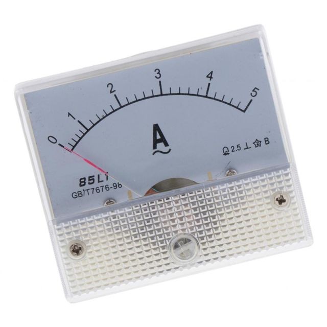 Mètres Ampèremètre Analogique Cadran Rectangle  CA