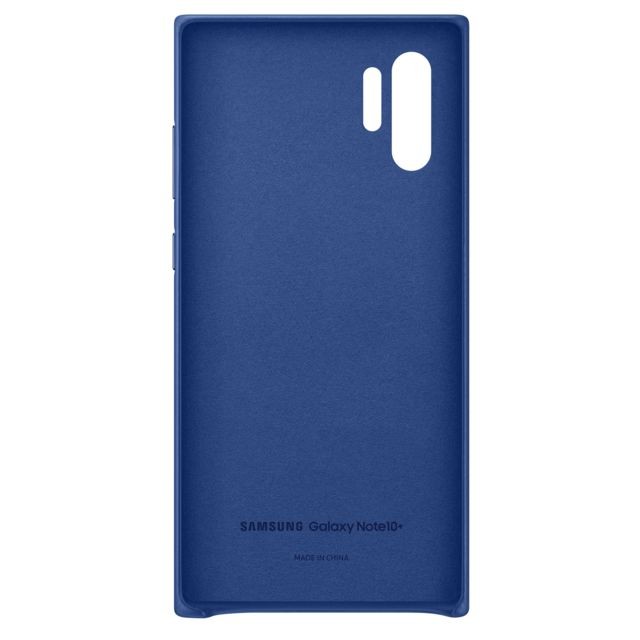 Coque, étui smartphone Coque cuir Galaxy Note10+ - Bleu