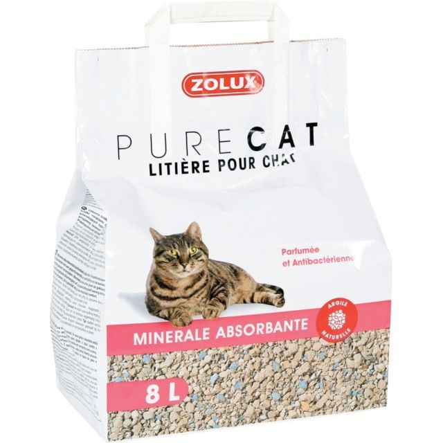 Litière pour chat Zolux LITIERE PURECAT ABSORB. PARFUMEE 8L