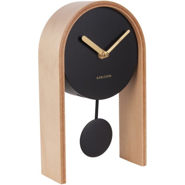 Karlsson - Horloge à poser en bois Smart - Karlsson