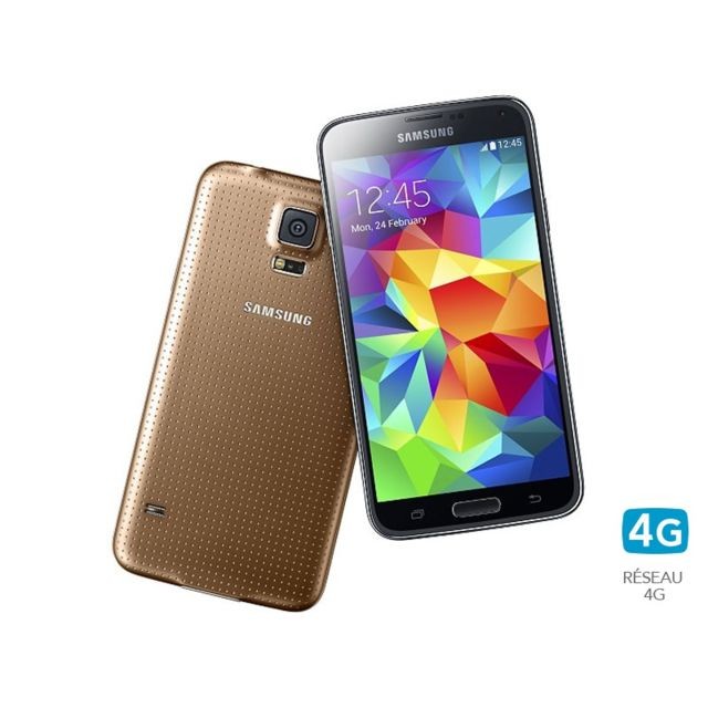 Samsung - Galaxy S5 4G Or - Occasions Smartphone à moins de 100 euros
