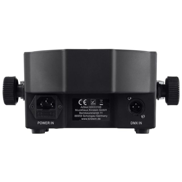 Showlite FLP-5x9W projecteur 4 x set, y compris le contrôleur DMX Master pro + statif + câble Showlite