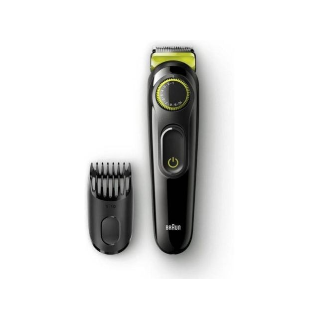 Braun - Tondeuse à barbe et cheveux - BT3021 - Noir/Gris - Tondeuse Multifonction