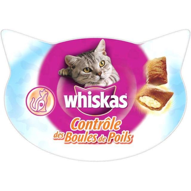 Whiskas - Whiskas friandises Contrôle des boules de poils - Friandise pour chat