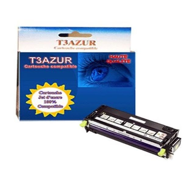 T3Azur - Toner compatible DELL 2145, 2145CN, 593-10371 Jaune  - T3AZUR T3Azur  - Toner