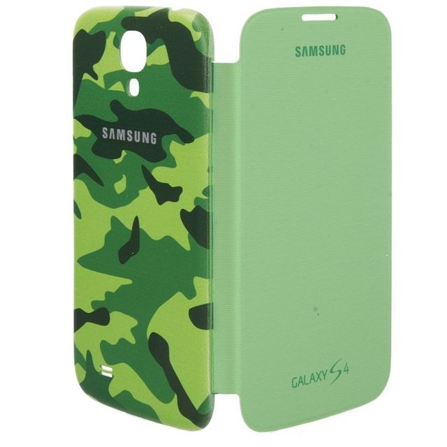 Sacoche, Housse et Sac à dos pour ordinateur portable marque generique Etui à rabat origine Samsung Galaxy S4 i9500 motif camouflage ENM-EF-FI950BGEGWW
