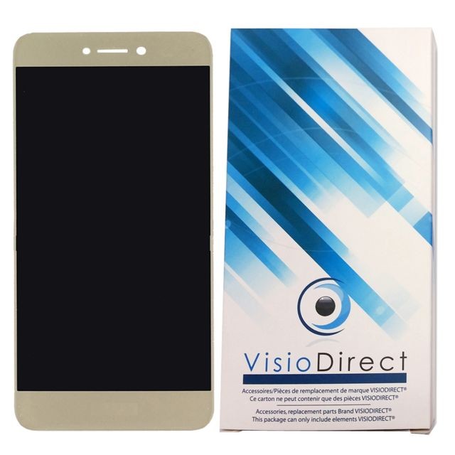 Visiodirect - Ecran complet pour Huawei P8 Lite 2017 or téléphone portable vitre tactile + écran LCD Visiodirect  - Protection écran tablette
