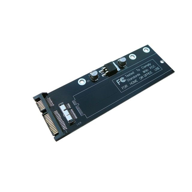 Accessoires SSD Kalea-Informatique Adaptateur SATA pour SSD MACBOOCK AIR de 2010 ou 2011 en 12 + 6 BROCHES MacBook Air A1369 A1370 1375 A1377 MC505 MC506 2010 2011 MacBook Air A1369 A1370 1375 A1377 MC505 MC506 2010/2011