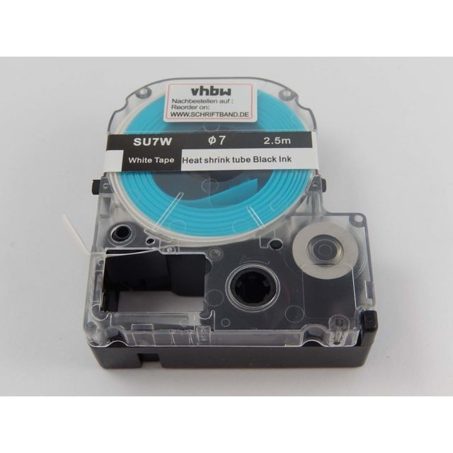Vhbw - vhbw cassette à bande cartouche noir sur blanc pour imprimante d´étiquette Epson Labelworks LW-Z900 remplace SU7W, LK-5WBA7. Vhbw  - Cartouche d'encre