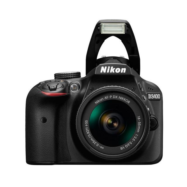 Nikon Reflex D3400 + Objectif 18-55 mm - 70-300 mm
