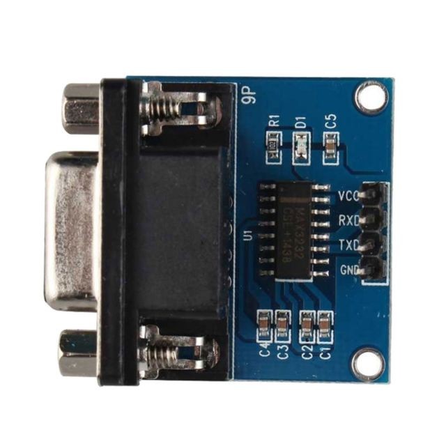 Wewoo - Composant Arduino bleu LDTR - WG0002 RS232 Port série vers module de communication convertisseur TTL - avec câble Dupont - Alimentation PC