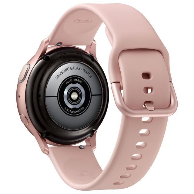 Montre connectée Galaxy Watch Active 2 - 4G - 40mm - Alu Rose - Bracelet Rose velours