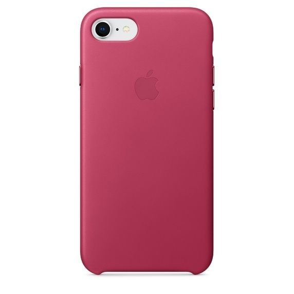 Apple - iPhone 8/7 Leather Case - Fuchsia - Accessoires Apple Accessoires et consommables