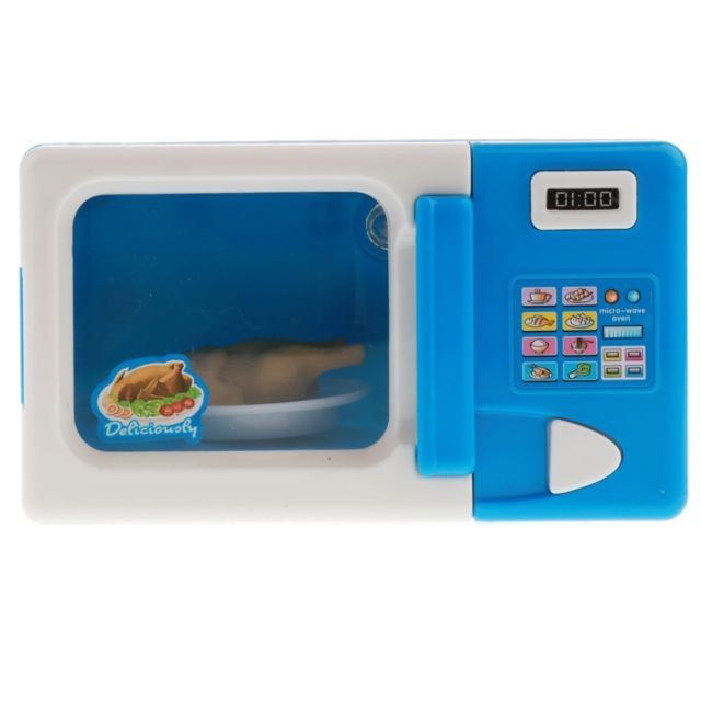 marque generique - simulation en plastique appareil ménager enfants jeu de rôle jouet - bleu micro-ondes four marque generique  - Jouet micro onde