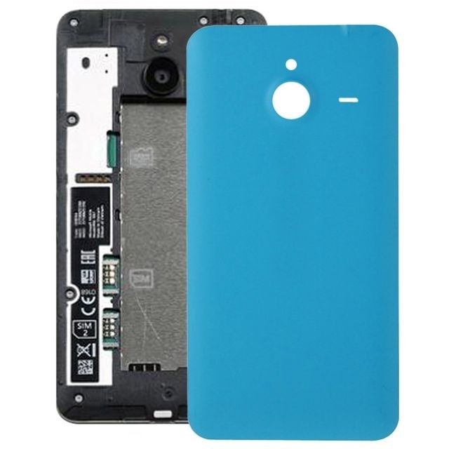Wewoo - Coque arrière bleu pour Microsoft Lumia 640XL Remplacement de couverture de logement arrière en plastique givré de surface Wewoo  - Autres accessoires smartphone