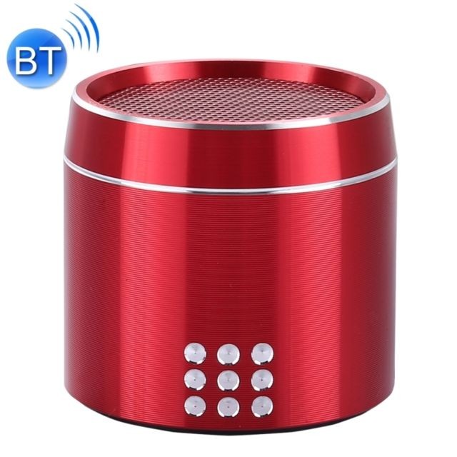 Wewoo - Mini enceinte Bluetooth rouge pour iPhone, Samsung, HTC, Sony et autres Smartphones Haut-parleur stéréo sans fil True Portable Mini avec indicateur LED Sling - Enceintes Hifi Compacte