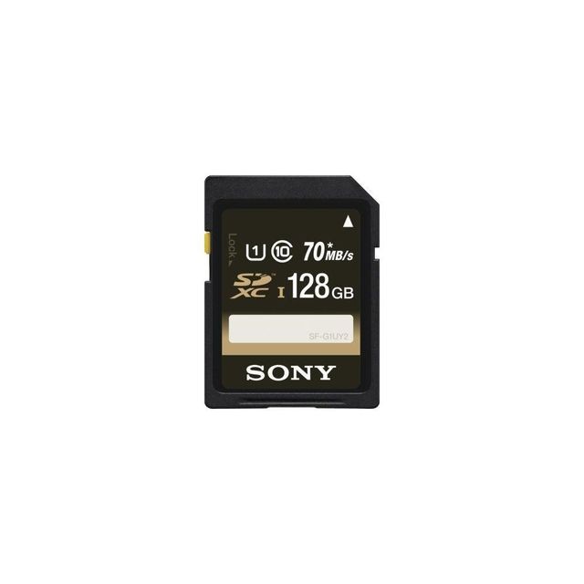 Sony - Sony 128 GB High Speed SDXC Card UHS-I Class 10 - Sony