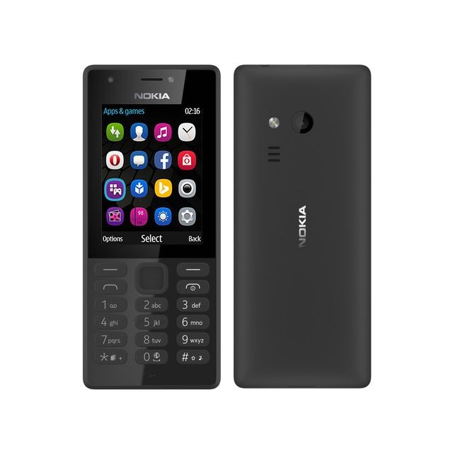 Nokia - 216 Double Sim - Noir Nokia   - Téléphone Portable Nokia