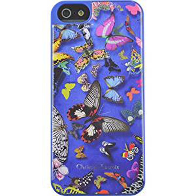 Autres accessoires smartphone Bigben Interactive Bigben Interactive - Coque Butterfly Parade de Christian Lacroix couleur Cobalt pour iPhone 4/4S