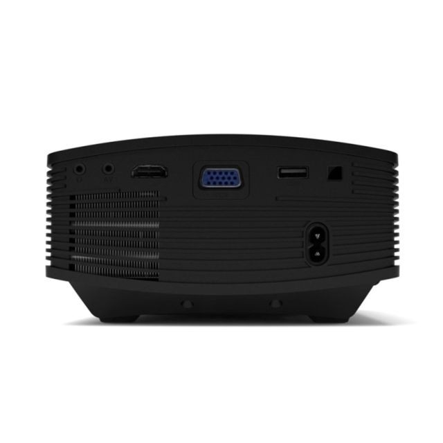 Wewoo Mini Vidéoprojecteur 1200 LUX 800 * 480 LED Projecteur HD Cinéma Maison, Support HDMI & VGA et AV & TF USB