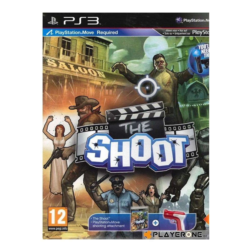 Jeux PS3 Sony The Shoot + Gun Attachment (Playstation Move)