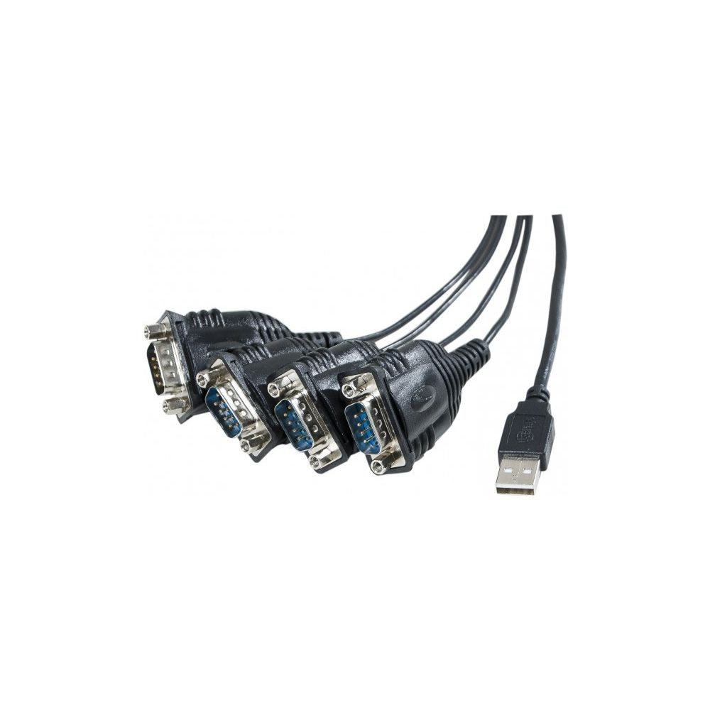 Abi Diffusion Convertisseur USB - Serie RS232 prolific - 4 ports DB9
