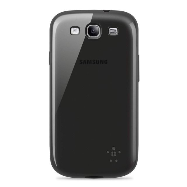 Coque, étui smartphone Belkin Coque Belkin grip Sheer fumée noire pour Samsung Galaxy S3 i9300 F8M398CW-C00