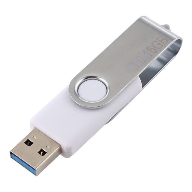 Wewoo - Clé USB 16 Go Twister USB 3.0 USB Blanc - Clés USB 16