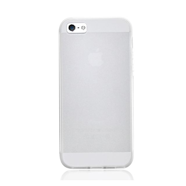 Campus CAMPUS Coque iPhone 5 FlexShield silicone Blanc/Transparent + Film