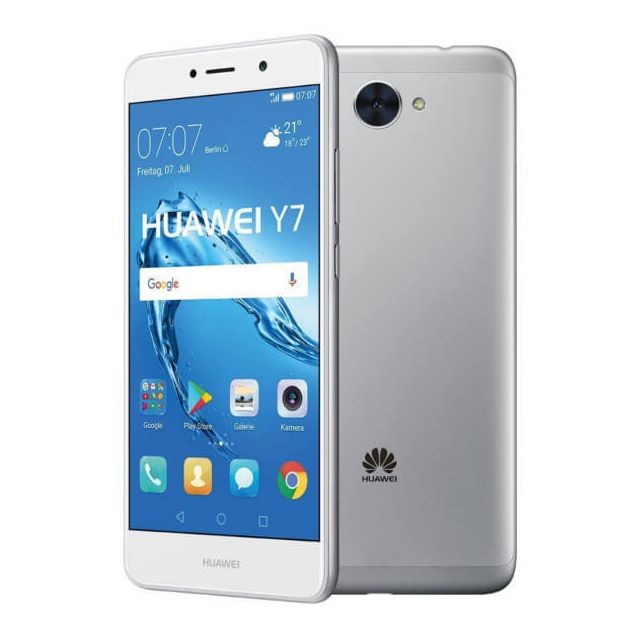 Huawei - Huawei Y7 4G Dual SIM Argent - Huawei Y Téléphonie