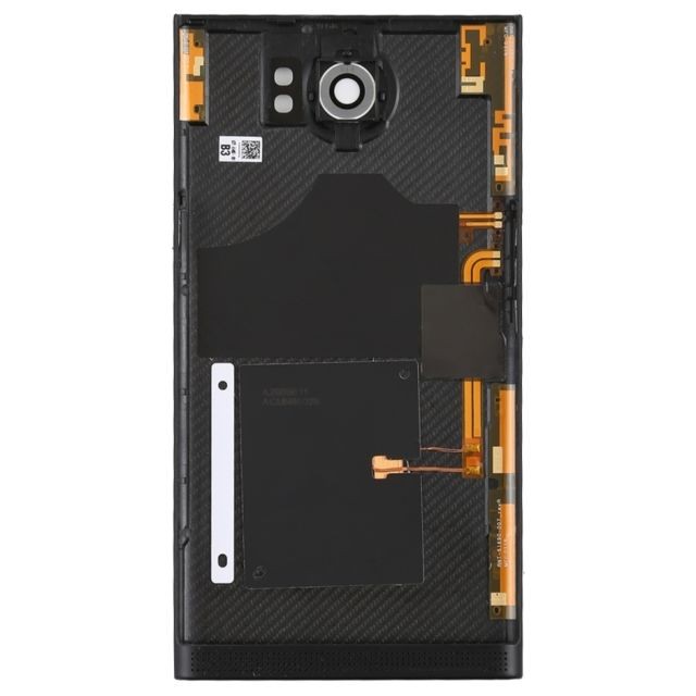 Wewoo Couverture arrière avec objectif d'appareil photo pour Blackberry Priv (version UE) (noir)