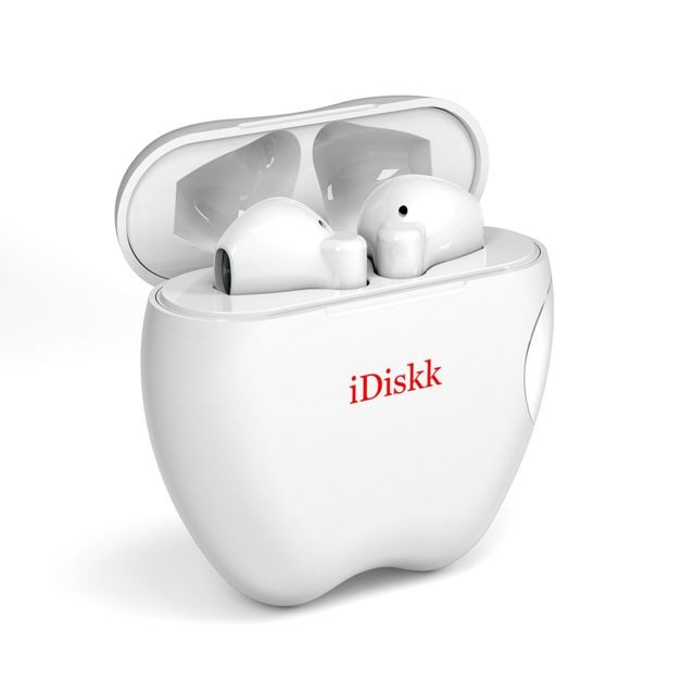 Micro-Casque Generic Écouteurs iDiskk i55 Mini TWS Bluetooth 5.0 Écouteurs HiFi Contrôle tactile Annulation du bruit Casque de sport Casque sans fil av
