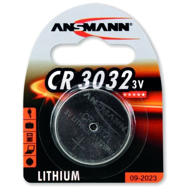 marque generique - Ansmann pile bouton 3V Lithium CR3032, blister 1 pièce (1516-0013) marque generique - Piles